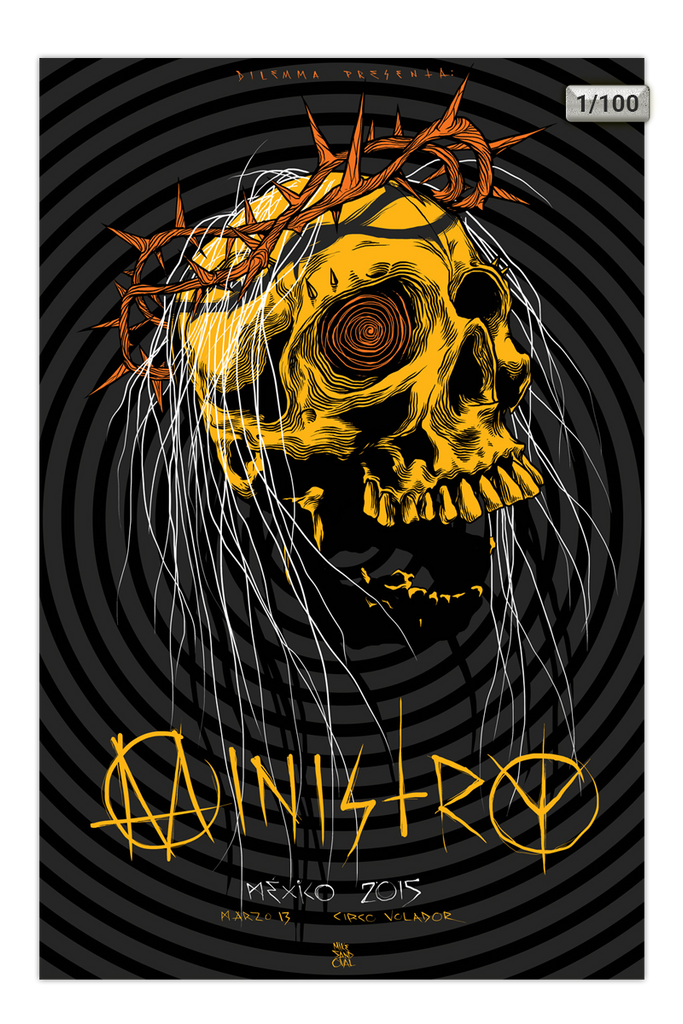 Gig Poster "Ministry"