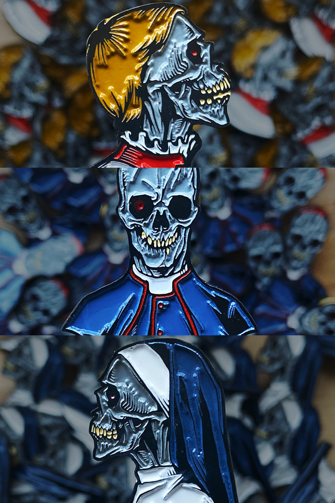 Pin "Choir Boy, Bishop and Nun"